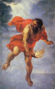 Prometeo trayendo el fuego. Jan Cossiers (1600-1671). Madrid, Museo del Prado